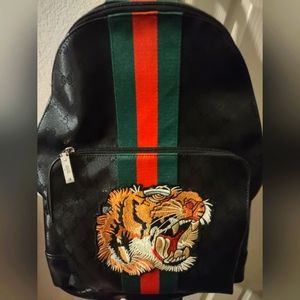 Black Gucci backpack